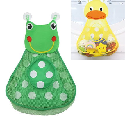 Baby Shower Bath Toys Storage Mesh Bag with Strong Suction Cups(Green)-garmade.com