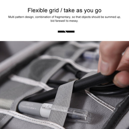 Digital Cable Bag Men Portable Travel Gadgets Pouch Power Cord Charger Headset Organizer(Gray)-garmade.com