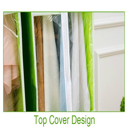 60x120cm Three-dimensional Waterproof Dustproof Clothes Cover Suit Dress Coat Garment Case Bag(Beige)-garmade.com