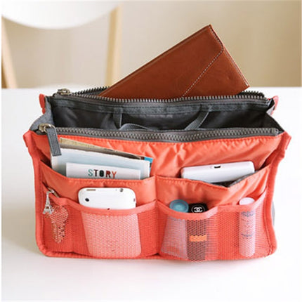 Waterproof Folding Travel Bag Nylon Large Capacity Sundries Storage Bag(Red)-garmade.com