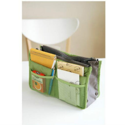 Waterproof Folding Travel Bag Nylon Large Capacity Sundries Storage Bag(Green)-garmade.com