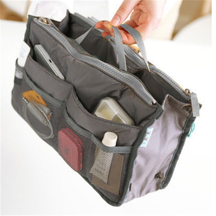 Waterproof Folding Travel Bag Nylon Large Capacity Sundries Storage Bag(Gray)-garmade.com