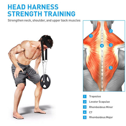 Head and Neck Trainer Shoulder Weight-bearing Strength Trainer-garmade.com