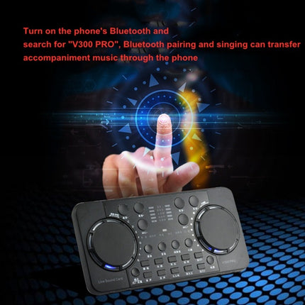 V300 PRO Live Sound Card Mobile Phone Computer Recording Singing Sound Card Set-garmade.com