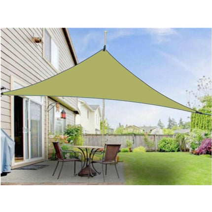 Outdoor Sunshade Triangle Sky Screen Simple Sun Protection Canopy, Size:3X3X3M(Random Color)-garmade.com