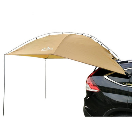 Laputa Outdoor Self-driving Barbecue Camping Vehicle Tail Car Side Tent, Color:Silver Coated-garmade.com