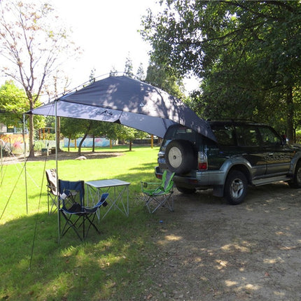 Laputa Outdoor Self-driving Barbecue Camping Vehicle Tail Car Side Tent, Color:Silver Coated-garmade.com