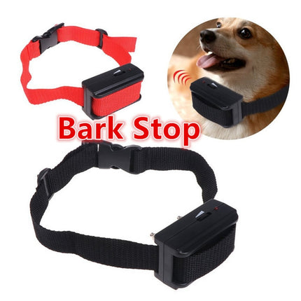 Pet Bark Stopper Automatic Dog Trainer Electric Shock Collar(Red)-garmade.com