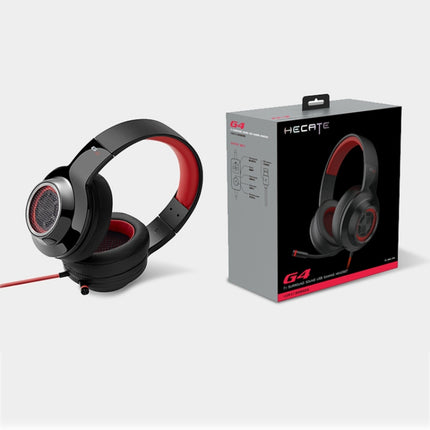 Edifier HECATE G4 Gaming Headeadphone Desktop Computer Listening Discrimination 7.1-channel Headset, Cable Length: 2.5m(Black Red)-garmade.com