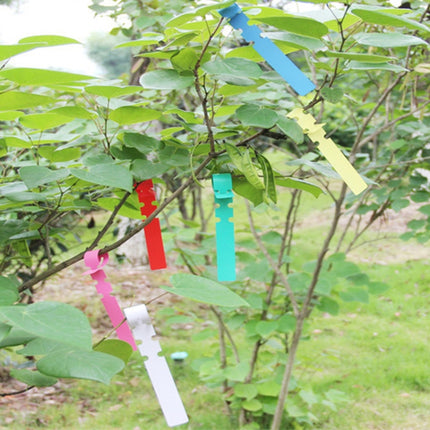 100 PCS Gardening Plant Sapling Seed Hanging Tree Label(Pink)-garmade.com