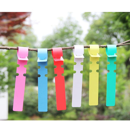 100 PCS Gardening Plant Sapling Seed Hanging Tree Label(Blue)-garmade.com