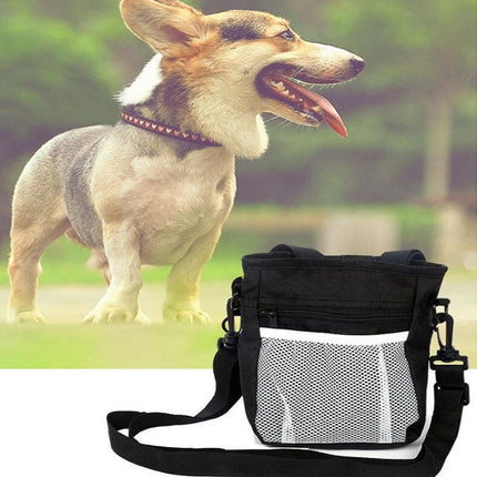 Pet Snack Bag Training Waist Bag Out Multifunctional Pet Training Bag(Gray)-garmade.com