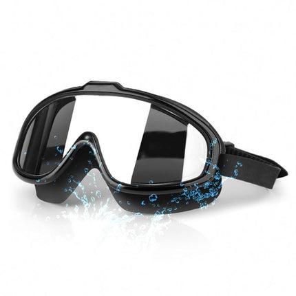 Liquid Silicone Swimming Equipment HD Anti-fog Comfortable Electroplated Swimming Goggles(Black Silver Plated)-garmade.com