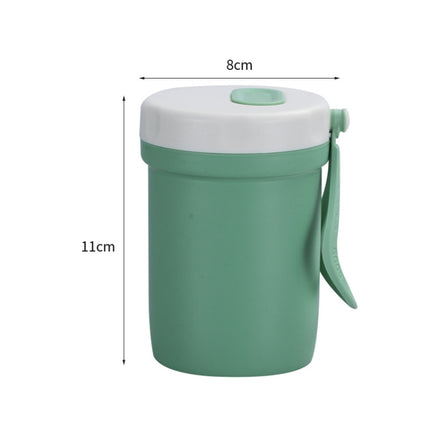 Creative Plastic Breakfast Drink Porridge Soup Anti-scald Microwave Oven Soup Cup(Green)-garmade.com