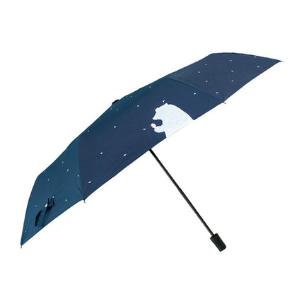 Anti-UV Umbrella Mini Pocket Folding Umbrella(Blue)-garmade.com