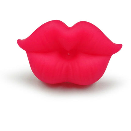 3 PCS Newborn Pacifier Red Lips Dummy Pacifiers Funny Silicone Baby Nipples Teether Soothers Pacifier(Hot Pink)-garmade.com