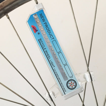 Bike Cycling Bicycle Tire Valve 32 Led Flash Spoke Wheel Light(32LEDs)-garmade.com