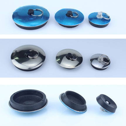 3 PCS Sink Rubber Plug Wash Basin Bathtub Plug Mop Pool Laundry Pool Blocking Plug, Specification:M-garmade.com