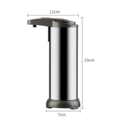 250ML Stainless Steel Automatic Soap Dispenser Infrared Sensor Soap Dispenser-garmade.com