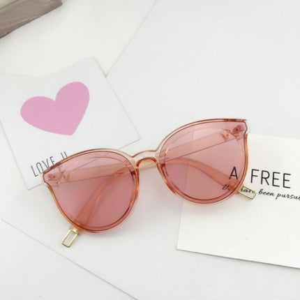 Sunglasses Retro Street Fashion Sun Glasses(Pink)-garmade.com