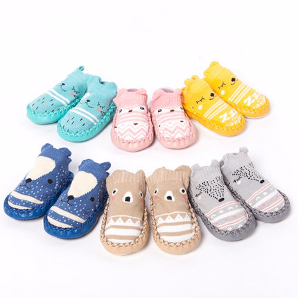 Baby Cartoon Cotton Non-slip Floor Toddler Socks, Size:11cm(Pink)-garmade.com