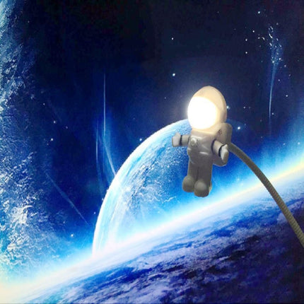 Cool New Astronaut Spaceman USB LED Adjustable Lamp Desk Night Light for Computer PC-garmade.com