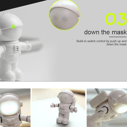 Cool New Astronaut Spaceman USB LED Adjustable Lamp Desk Night Light for Computer PC-garmade.com