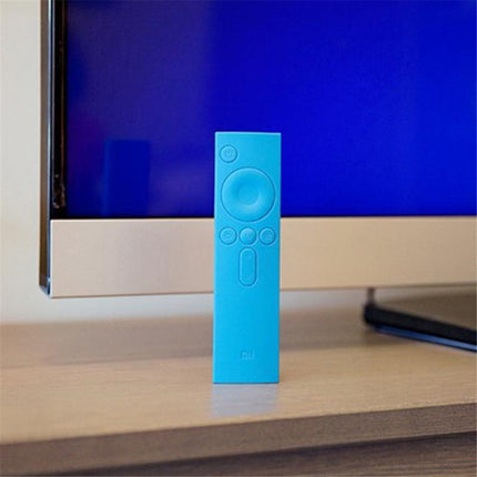 6 PCS Soft Silicone TPU Protective Case Remote Rubber Cover Case for Xiaomi Remote Control I Mi TV Box(Blue)-garmade.com