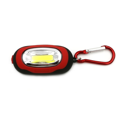Portable Mini Keychain Pocket Torch COB LED Light Flashlight Lamp with 3 Modes(Green)-garmade.com
