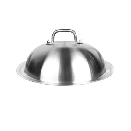Household Honeycomb Stainless Steel Frying Pan Arch High Cover, Style: Lid-garmade.com