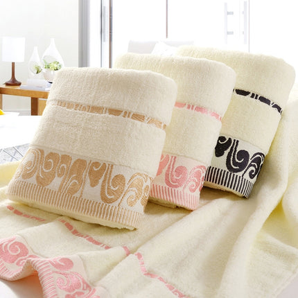 Cotton Hotel Xiangyun Bath Towel(Golden Edge)-garmade.com