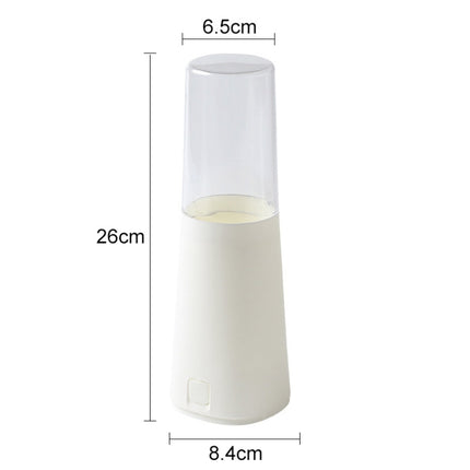 Dustproof Kitchen Drain Household Plastic Cutlery Storage Chopsticks Box with Lid(White)-garmade.com