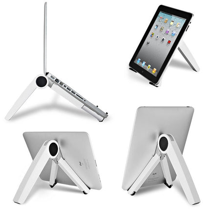 Tablet PC Laptop Desktop Bracket Cooling Triangle Bracket(White)-garmade.com