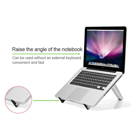 Tablet PC Laptop Desktop Bracket Cooling Triangle Bracket(White)-garmade.com