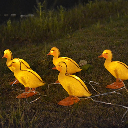 Solar Power Duck Outdoor Courtyard Decoration Lamp-garmade.com