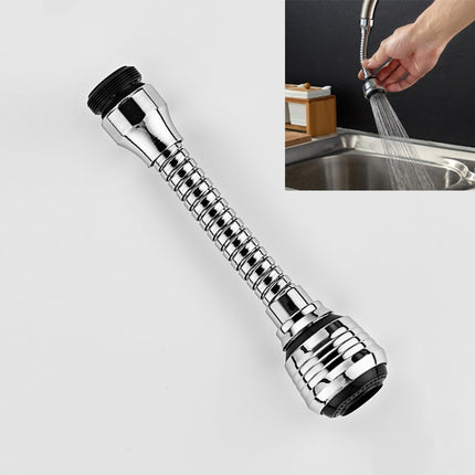 360 Degree Rotate Kitchen Accessories Long Water Bubbler Filter Water Saving Aerator Nozzle Tap-garmade.com