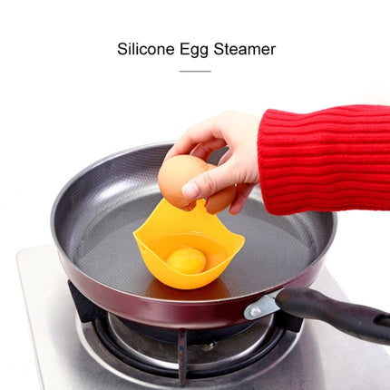 Silicone Egg Cooker Egg Bracket Kitchen Tools Pancake Cookware Bakeware Steam Eggs Plate Tray 4 pieces of steamed egg-garmade.com