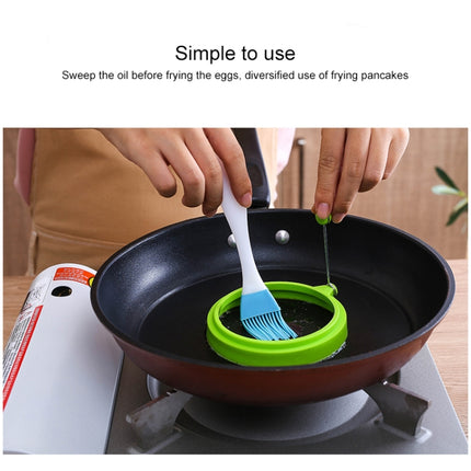 DIY Breakfast Round Silicone Egg Ring Fried Egg Mould Pancake Ring Non-stick Kitchen Cooking Mould(Blue)-garmade.com