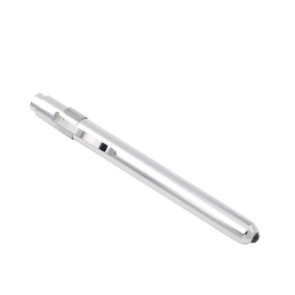 5 PCS Mini Pocket Penlight Torch Light LED Flashlight Mouth Ear Care Inspection Lamp(Silver)-garmade.com