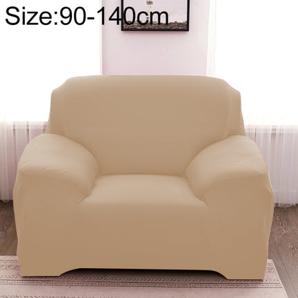 Sofa All-inclusive Universal Set Sofa Full Cover Add One Piece of Pillow Case, Size:Single Seater(90-140cm)(Beige)-garmade.com