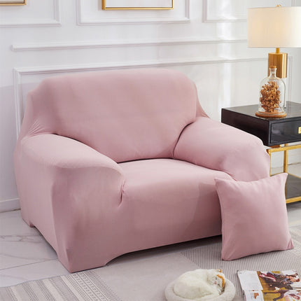 Sofa All-inclusive Universal Set Sofa Full Cover Add One Piece of Pillow Case, Size:Single Seater(90-140cm)(Purple)-garmade.com