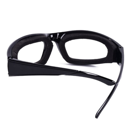 Kitchen Accessories Onion Goggles Barbecue Safety Glasses Eyes Protector(Black)-garmade.com