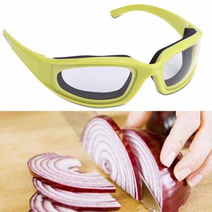 Kitchen Accessories Onion Goggles Barbecue Safety Glasses Eyes Protector(Black)-garmade.com