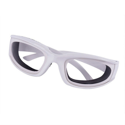 Kitchen Accessories Onion Goggles Barbecue Safety Glasses Eyes Protector(White)-garmade.com