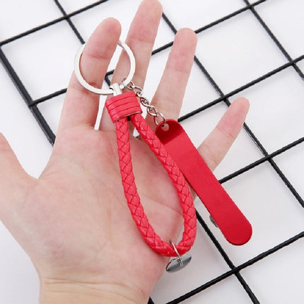 Scooter Beer Bottle Opener with Keychain Pendant Multifunctional Small Toy, Color:Red Rope + Red Skateboard-garmade.com
