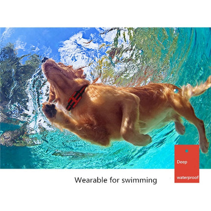 500m Dog Training Bark Stopper Remote Control Electric Shock Waterproof Electronic Collar(Red)-garmade.com