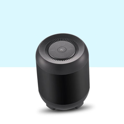Q33 HIFI Sound Quality Intelligent AI Speaker, Support Voice Interaction & Bluetooth Broadcast & Online Translation(Black)-garmade.com