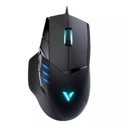 Rapoo VT300 6200 DPI 10 Programmable Buttons RGB Lighting System Gaming Wired Mouse(Black)-garmade.com