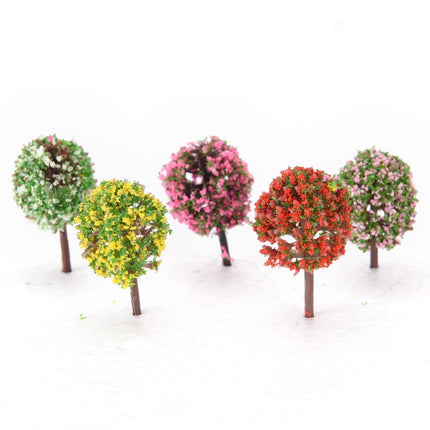 3 PCS Artificial Tree Miniature Garden Home Decoration, Random Color Delivery-garmade.com