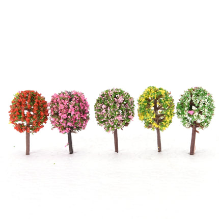 3 PCS Artificial Tree Miniature Garden Home Decoration, Random Color Delivery-garmade.com